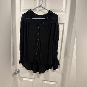 Free People Katie Bird Blouse
